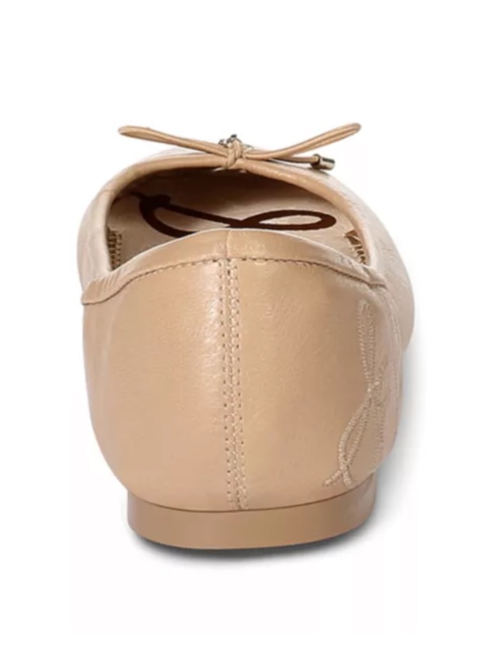 Sam Edelman Felicia Flat Women's Nude Patent Leather Ballet Flat - Picture 3 of 14